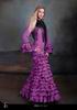 Robe de Flamenca modèle Brisa Malva. 2022 303.800€ #50115BRISAMLV2022